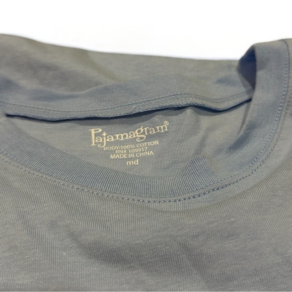 NWOT Pajamagram Dog Tired Blue Women's Long Sleeve Pajama Shirt Medium - Picture 5 of 8